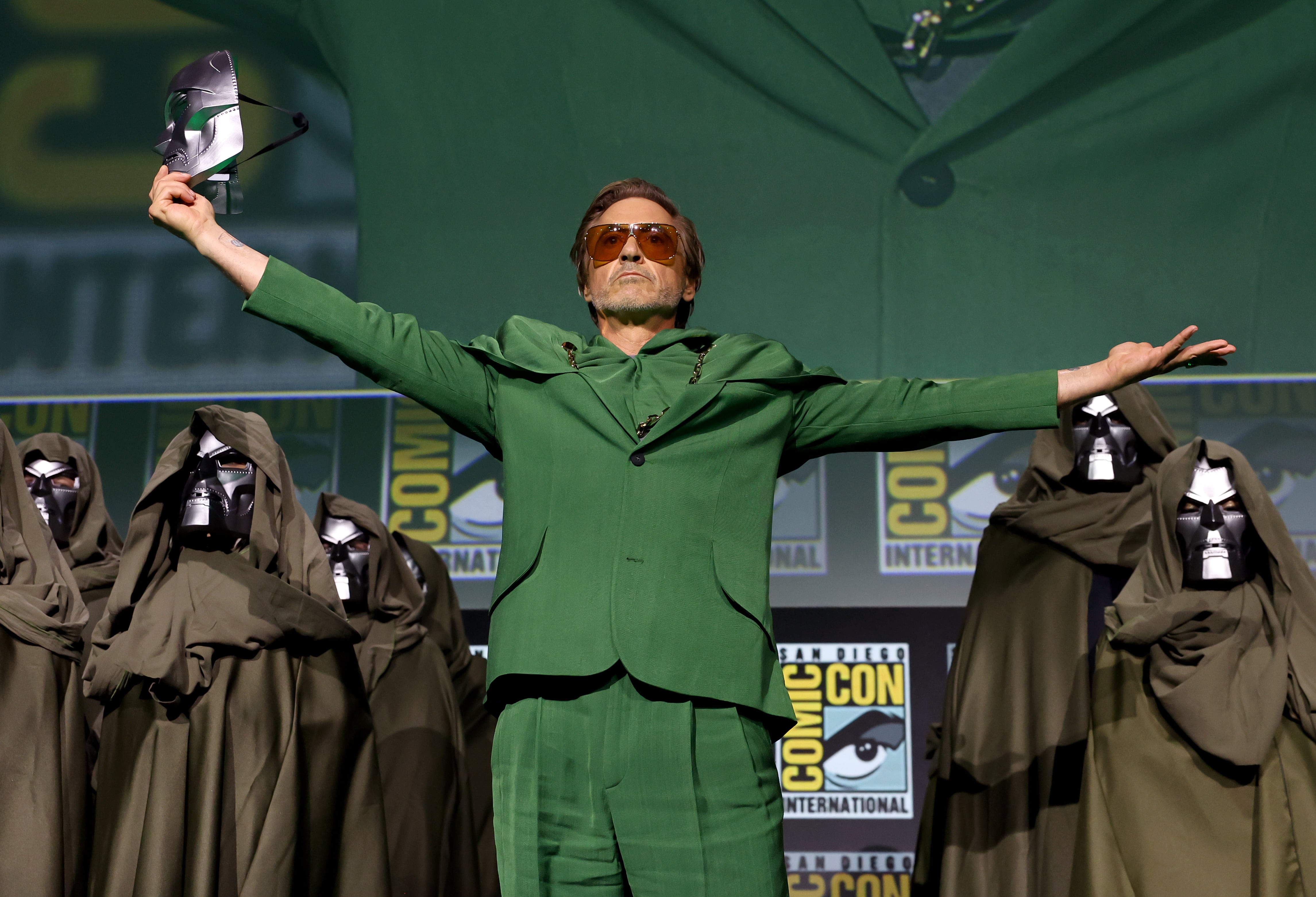 Robert Downey Jr. en el panel de Marvel Studios Panel en la Comic Con de San Diego el 27 de julio de 2024./ Jesse Grant/Getty Images.