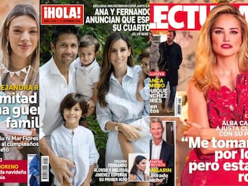 Las portadas de las revistas del corazón de hoy, 10 de diciembre 2025: Alejandra Rubio y el embarazo de Ana Boyer