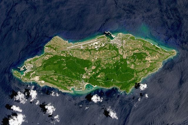 Foto de Yonaguni desde arriba