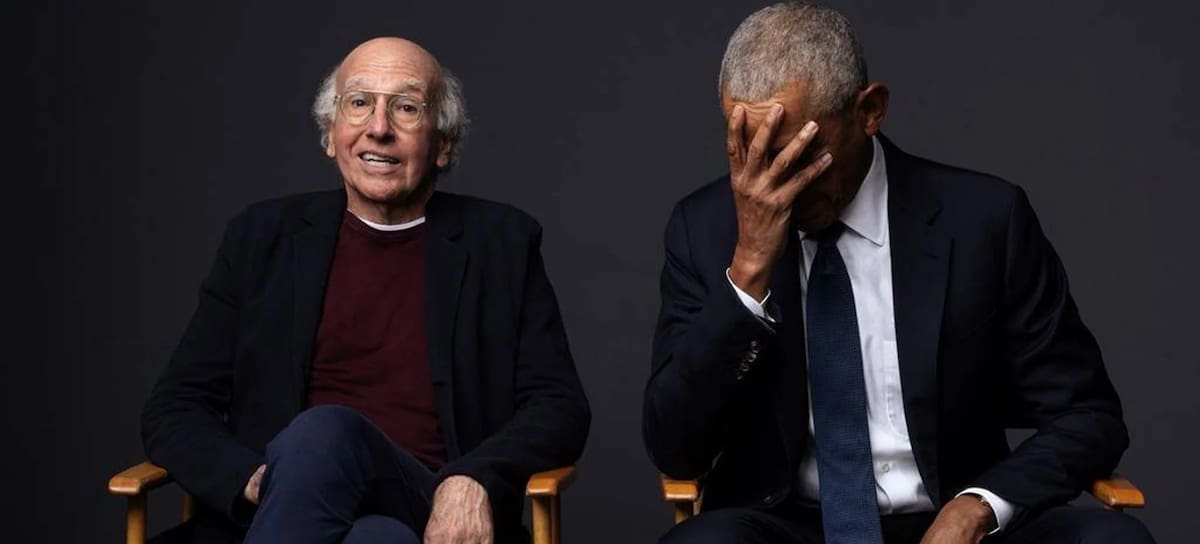 Larry David y Barack Obama, en su serie de HBO Max