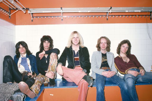 Aerosmith en 1975.