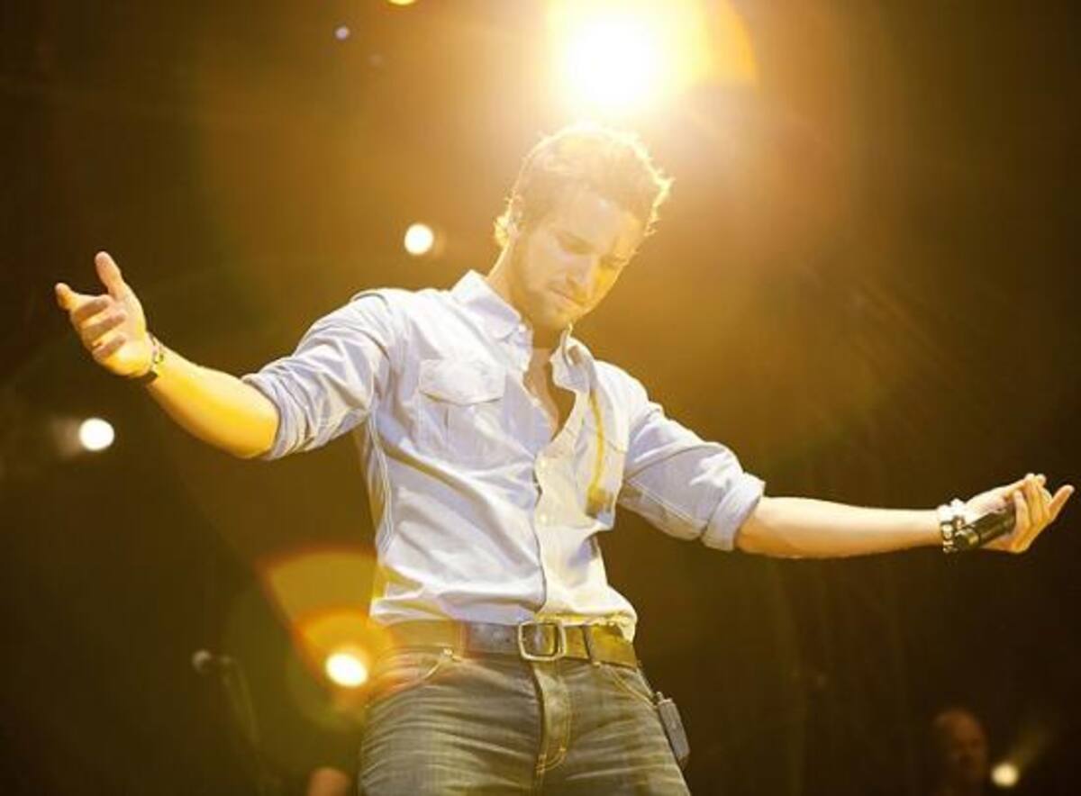 Pablo Alborán, en directo en su gira de 2011