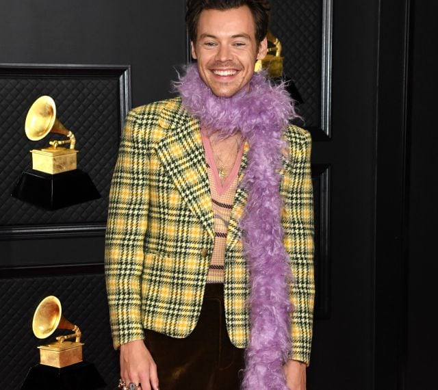 Harry Styles, en la alfombra roja de los Grammy 2021