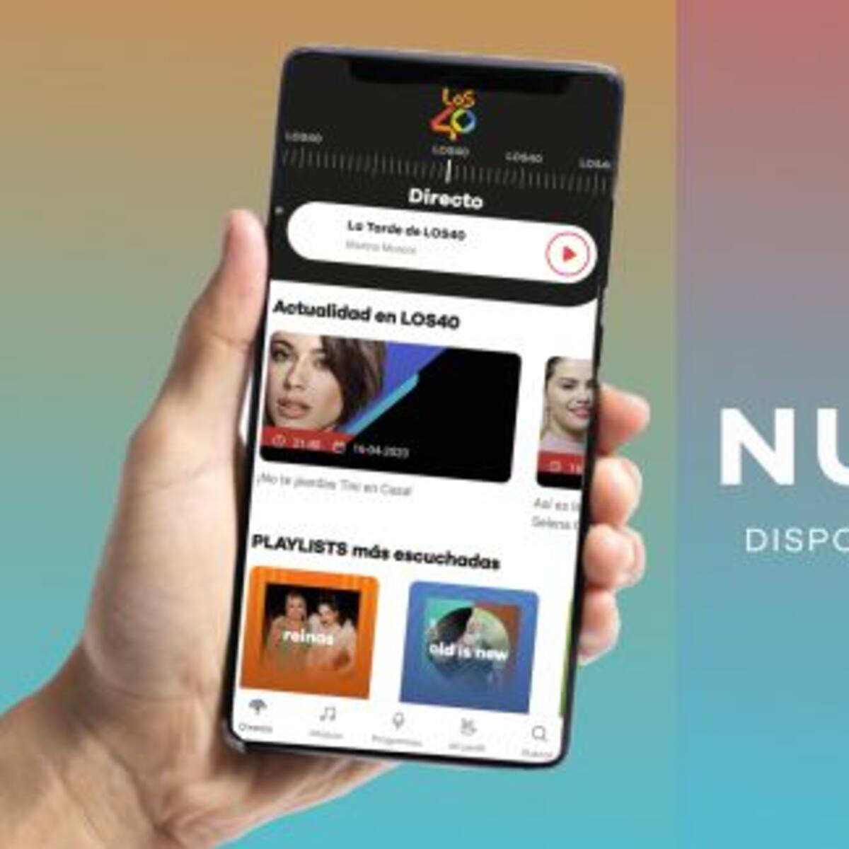 ¡Descargate la nueva App de LOS40!
