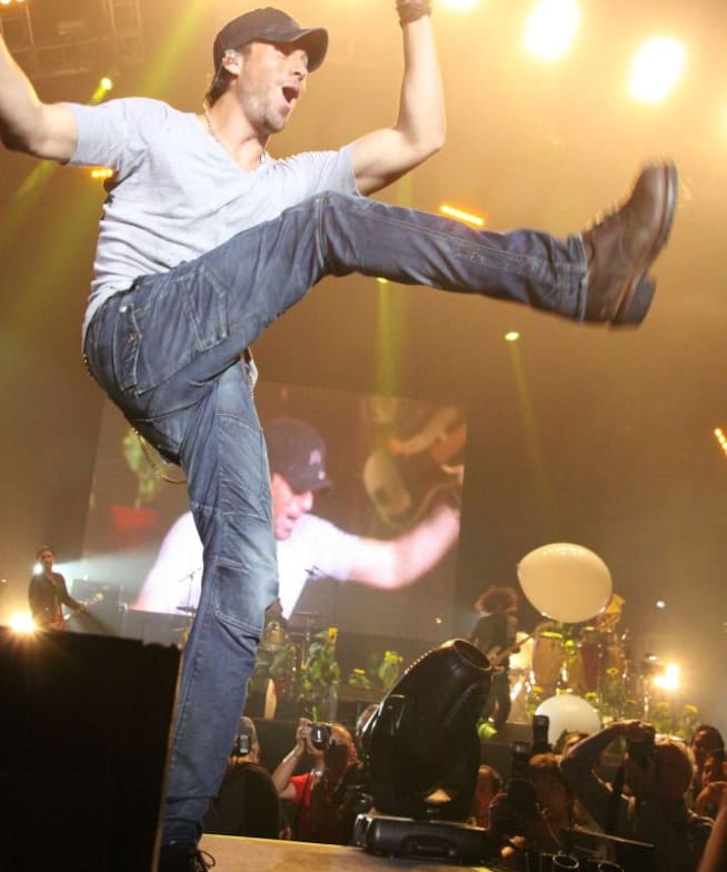 Enrique Iglesias, durante su show en &#039;Primavera Pop&#039; en 2011.