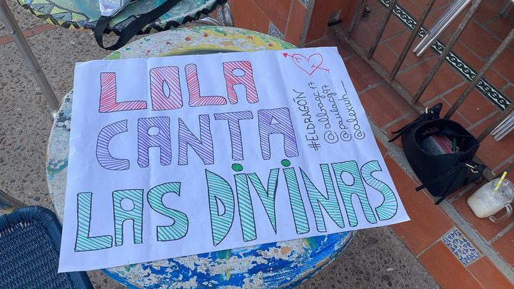 Cartel de &quot;Lola canta Las Divinas&quot;