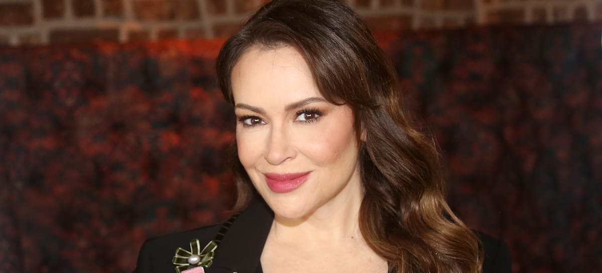 La actriz Alyssa Milano.