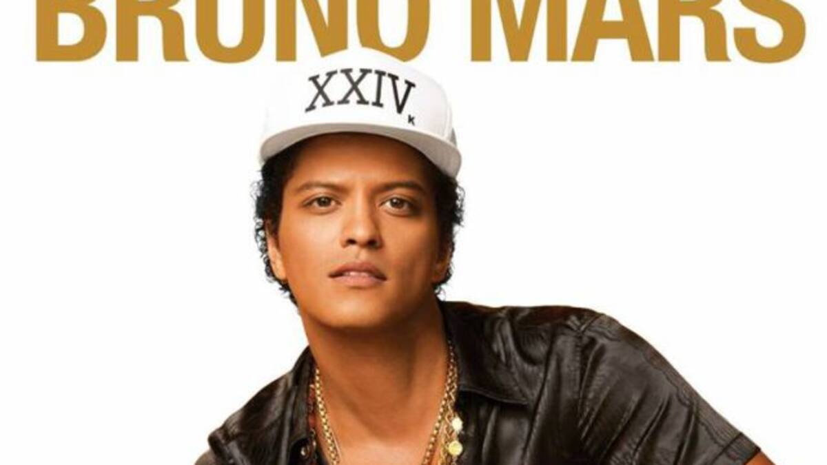 ¡Confirmado! Bruno Mars se presentará en diciembre en el país