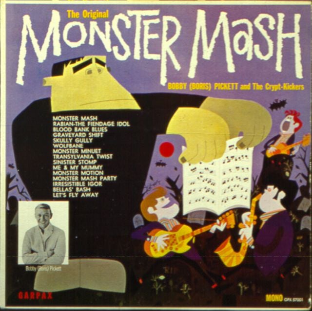 Cartel de &#039;Monster Mash&#039;, la popular canción de Bobby (Boris) Pickett