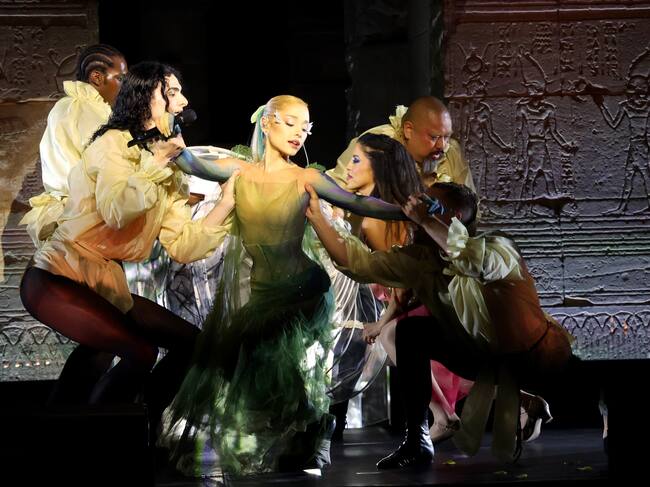 Ariana Grande en la MET Gala 2024. (Photo by Kevin Mazur/MG24/Getty Images for The Met Museum/Vogue)