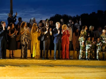 Momentazos en el primer desfile de Pharrell Williams para LV con Rihanna, Beyoncé, Zendaya, Maluma, Arón Piper, Kim Kardashian…