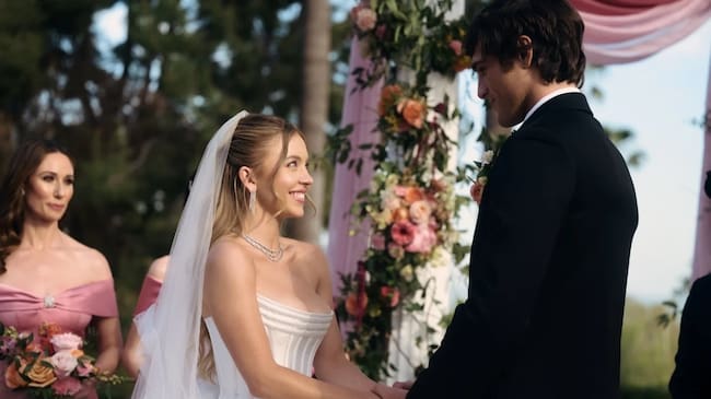 Sydney Sweeney y Jacob Elordi en 'Euphoria'