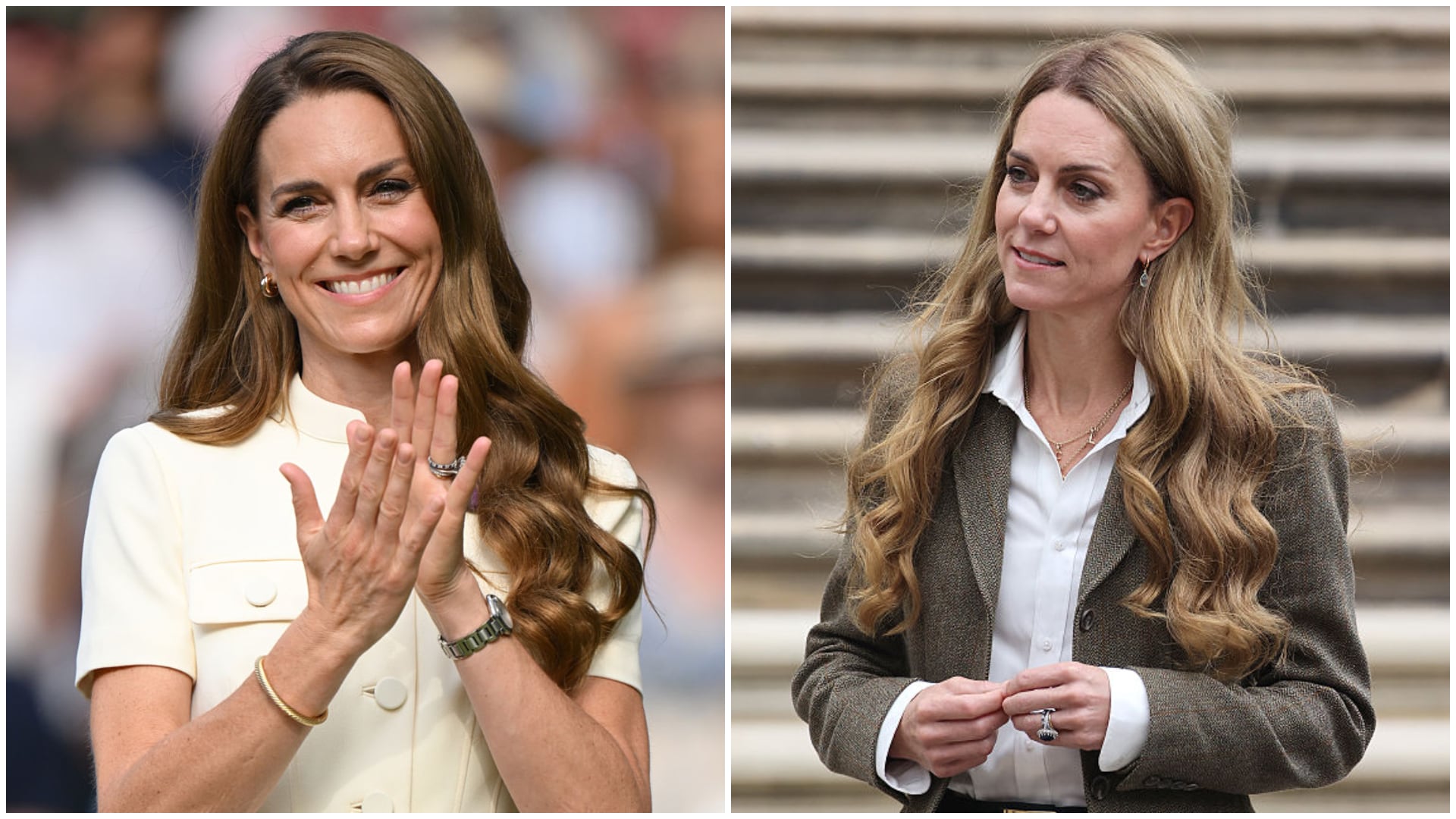 El look de Kate Middleton en julio vs ahora en septiembre