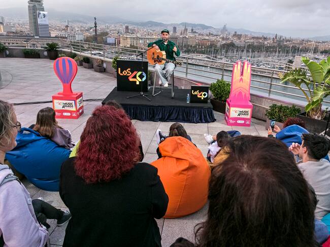 El escenario elegido fue el piso más alto del Hotel Eurostar Grand Marina de Barcelona.
