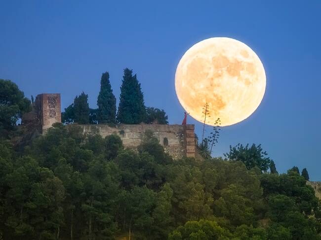 Luna llena de mayo en España