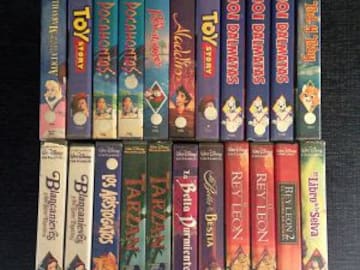 Podrías hacerte rico vendiendo VHS de Disney