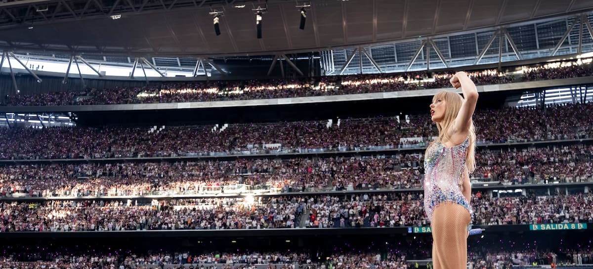 Taylor Swift en su primer concierto de Madrid de The Eras Tour.