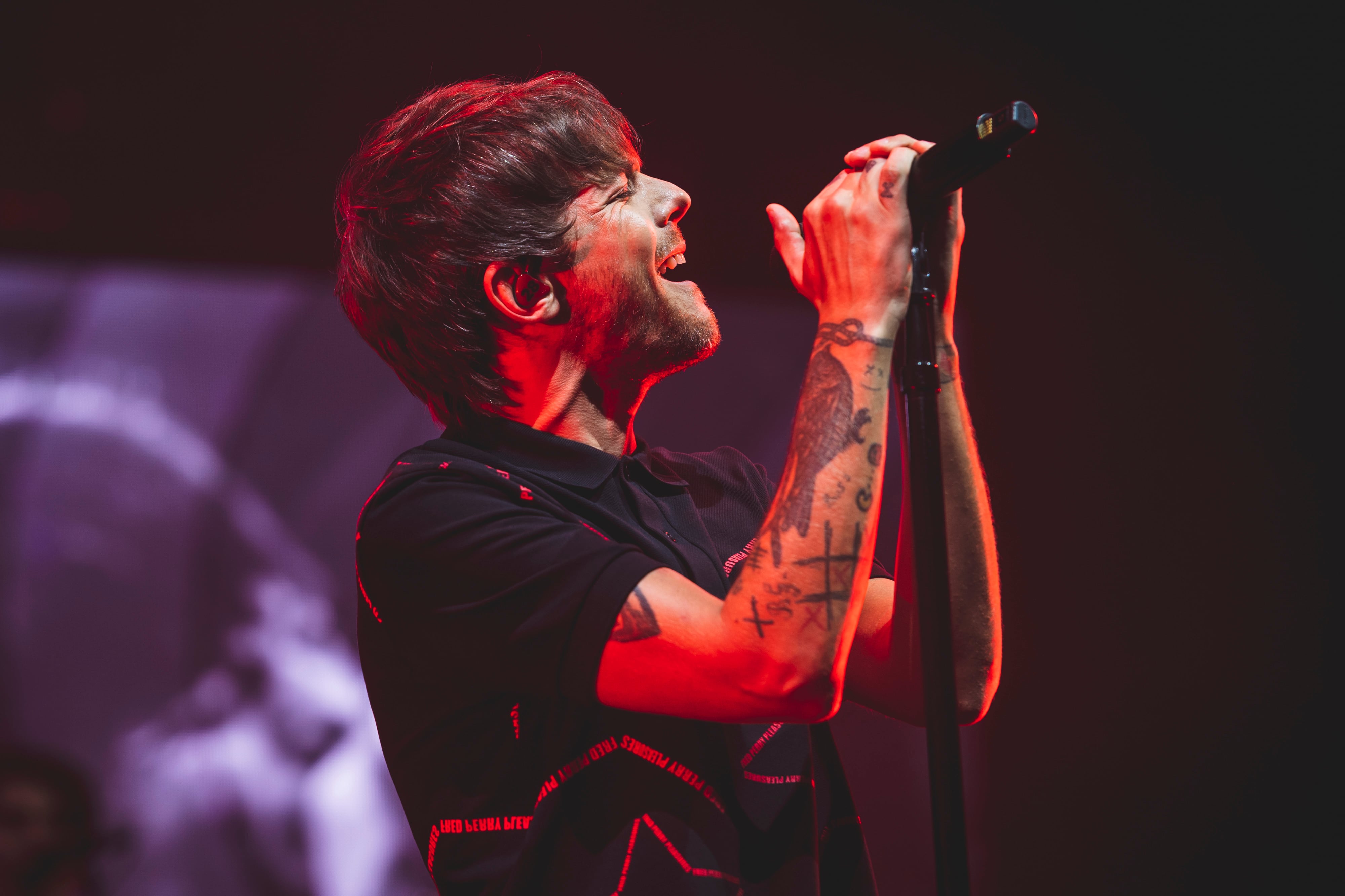 Louis Tomlinson en el WiZink Center de Madrid. (Photo by Mariano Regidor/Redferns)