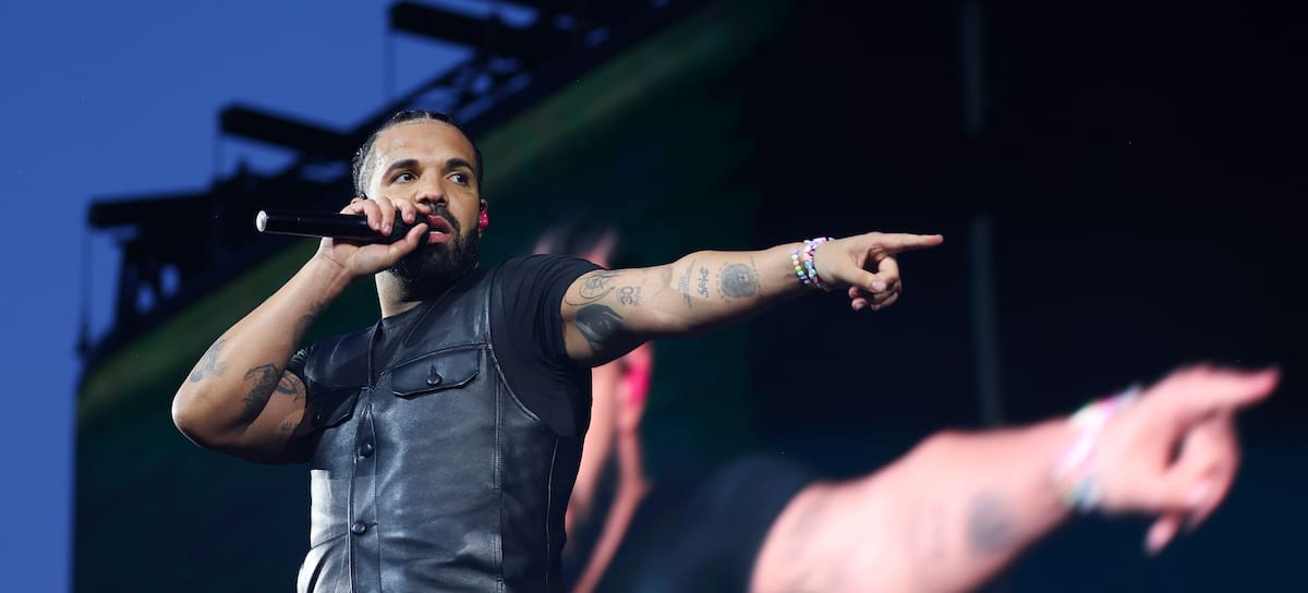 Drake presenta su show en el Wireless Festival 2025 de Londres, julio de 2025