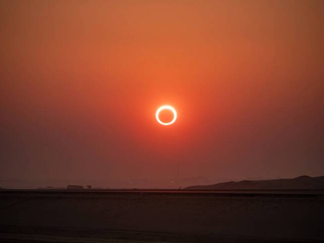 Eclipse anular solar de Hofuf, Arabia Saudita, NatGeo
