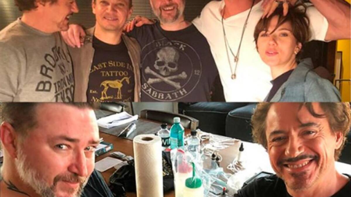 "Avengers" se tatúan escudo del equipo para homenajear a la saga
