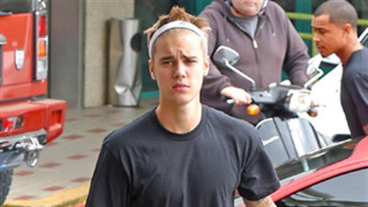 Justin Bieber salió con una consola