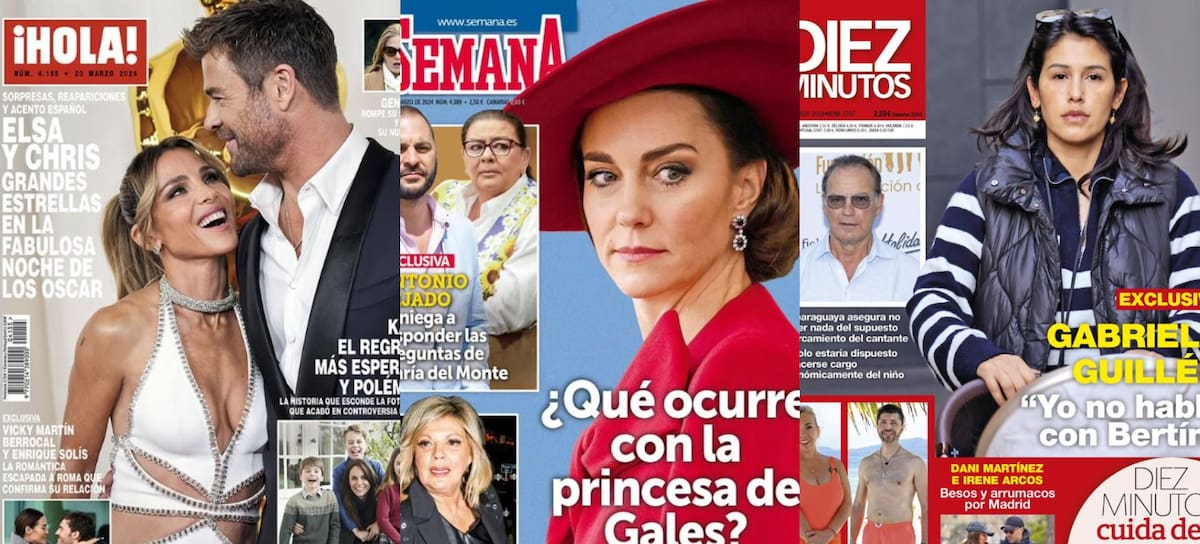 Las portadas de las revistas del corazón de hoy, 13 de marzo (Instagram)