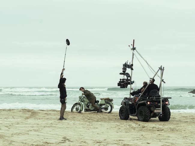 Una foto del rodaje de 'La Bola Negra'. / Carla Oset