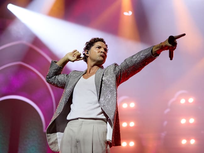 David Bisbal durante su actuación en un tributo de los Latin Grammy a la música andaluza