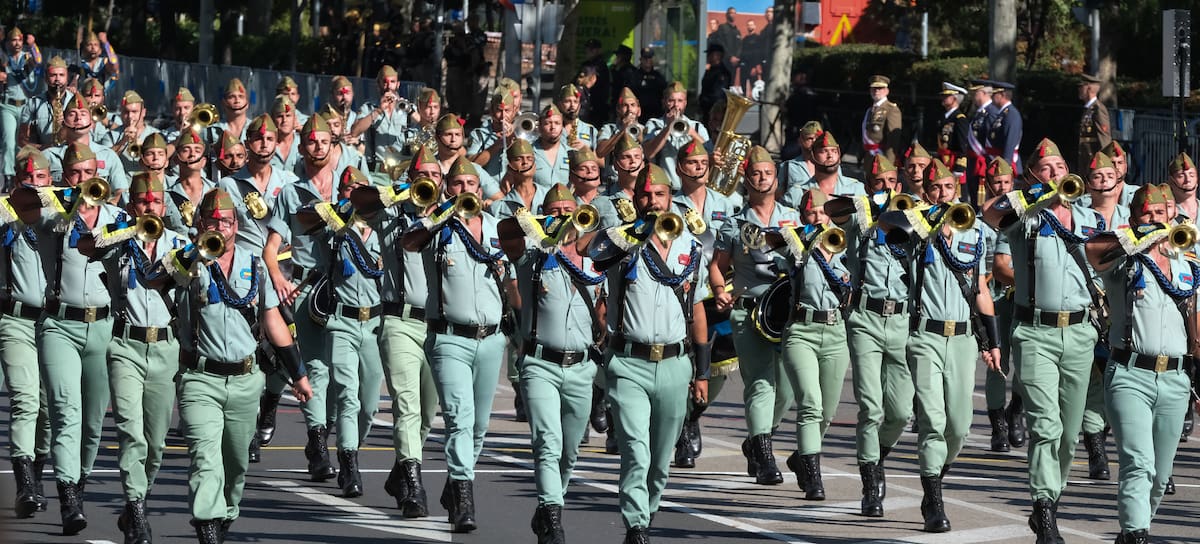 Desfile militar 12 de octubre por el Día de la Hispanidad