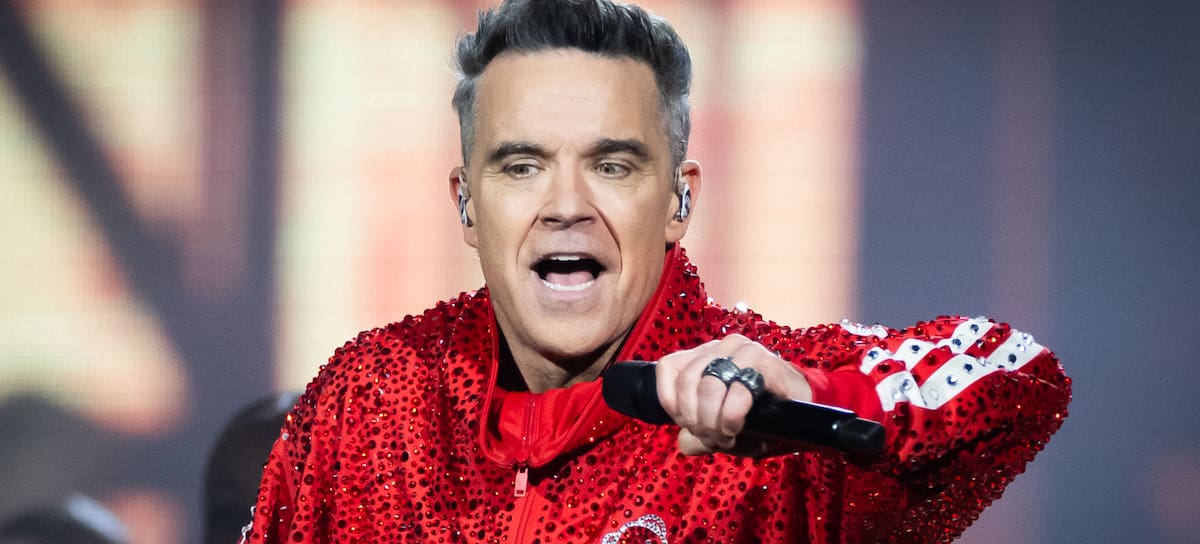 Robbie Williams, durante un show en 2026