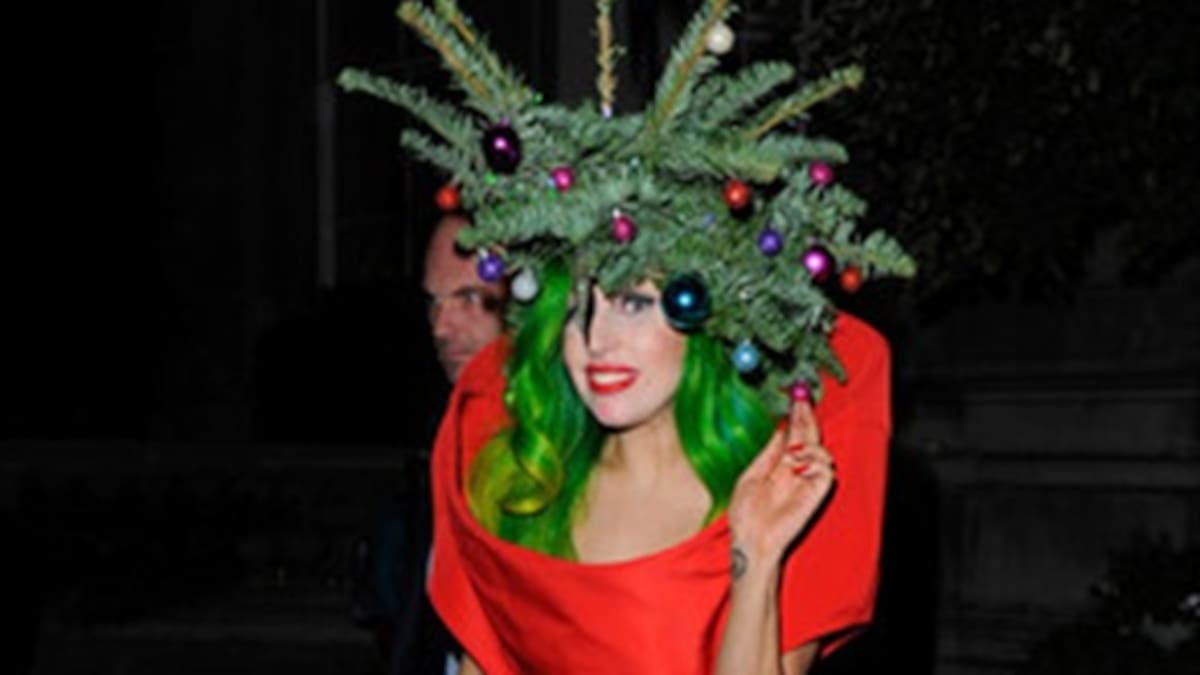 Lady Gaga fue un arbolito