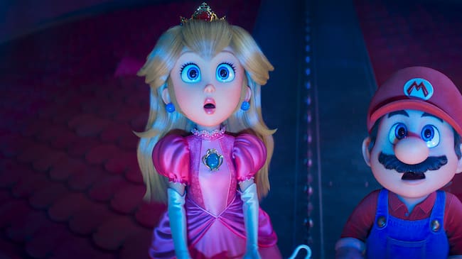 Peach y Mario en 'SUPER MARIO GALAXY LA PELÍCULA. / Universal Pictures