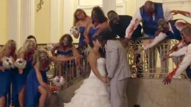La boda zombie.