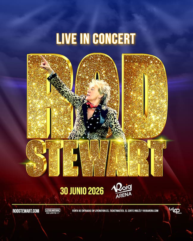 Rod Stewart actuará en Valencia el 30 de junio de 2026