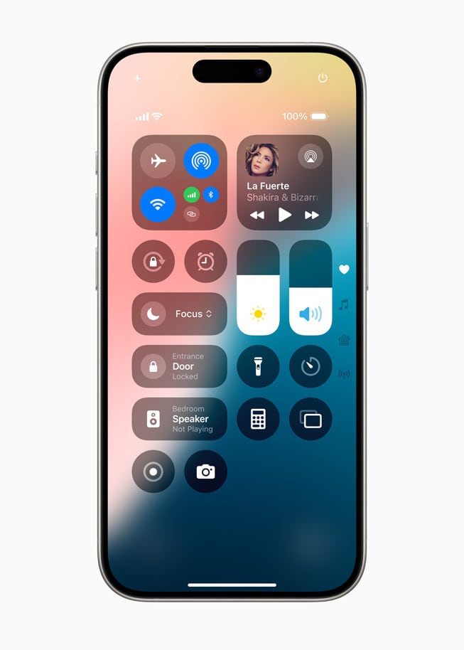 Captura del iOS 18 de Apple