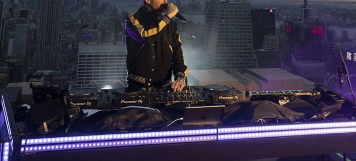 David Guetta, durante su sesión en United At Home Nueva York / Imagen cortesía de la agencia de David Guetta