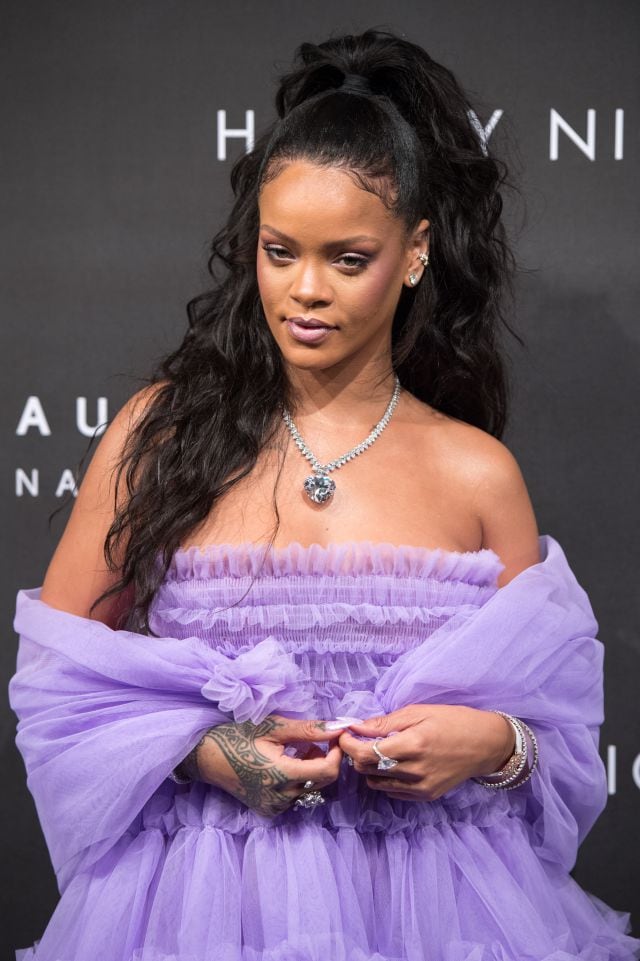 Rihanna, mujer &#039;purple&#039;.