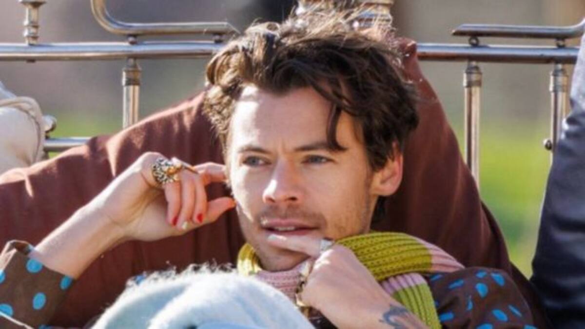 Harry Styles fue sorprendido en Londres grabando un nuevo videoclip