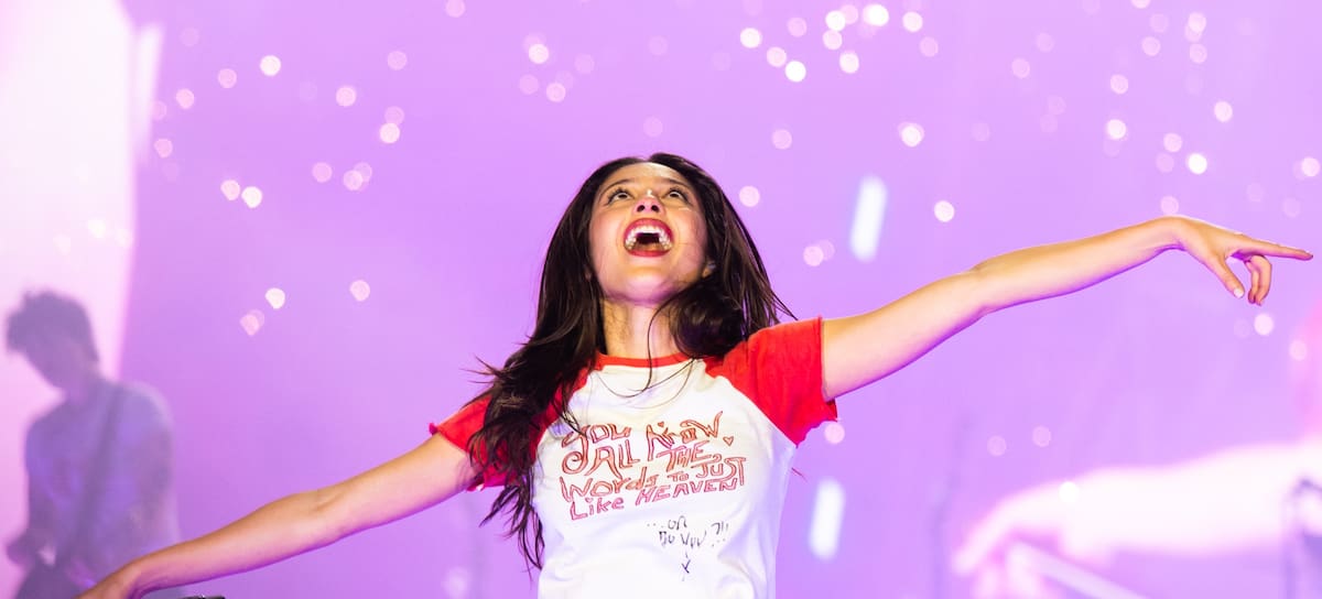 Olivia Rodrigo en concierto en Glastonbury, 29 de junio de 2025.