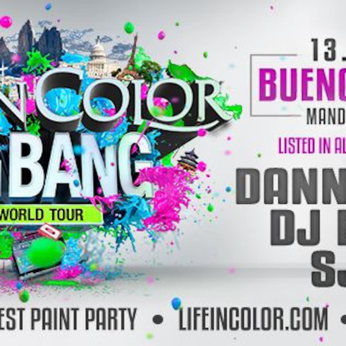 40 Principales te invita a "Life in Color"