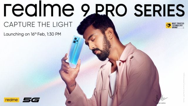 Realme 9 pro el 16 de Febrero.