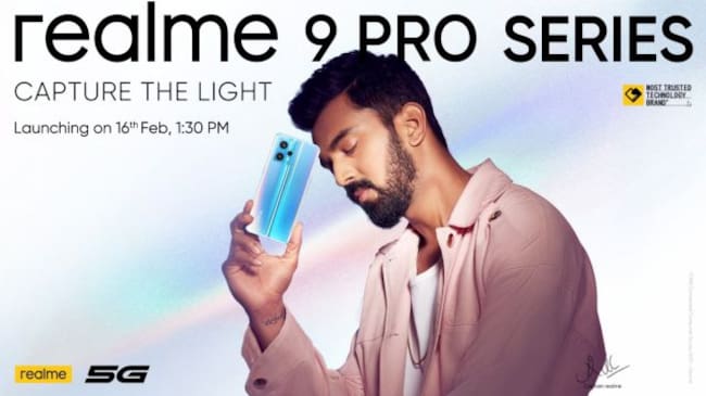 Realme 9 pro el 16 de Febrero.