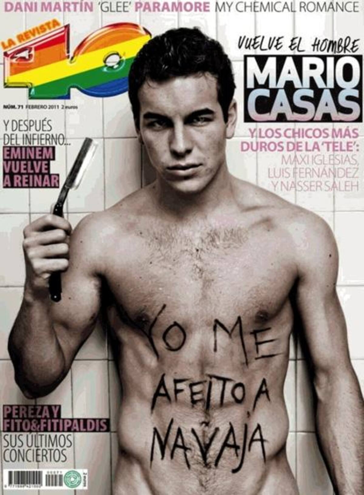 Premios, cine, televisión... sin lugar a dudas, es el chico de moda, y no necesita presentación, pero por si acaso, aquí está: Mario Casas, portada de la Revista 40 en febrero