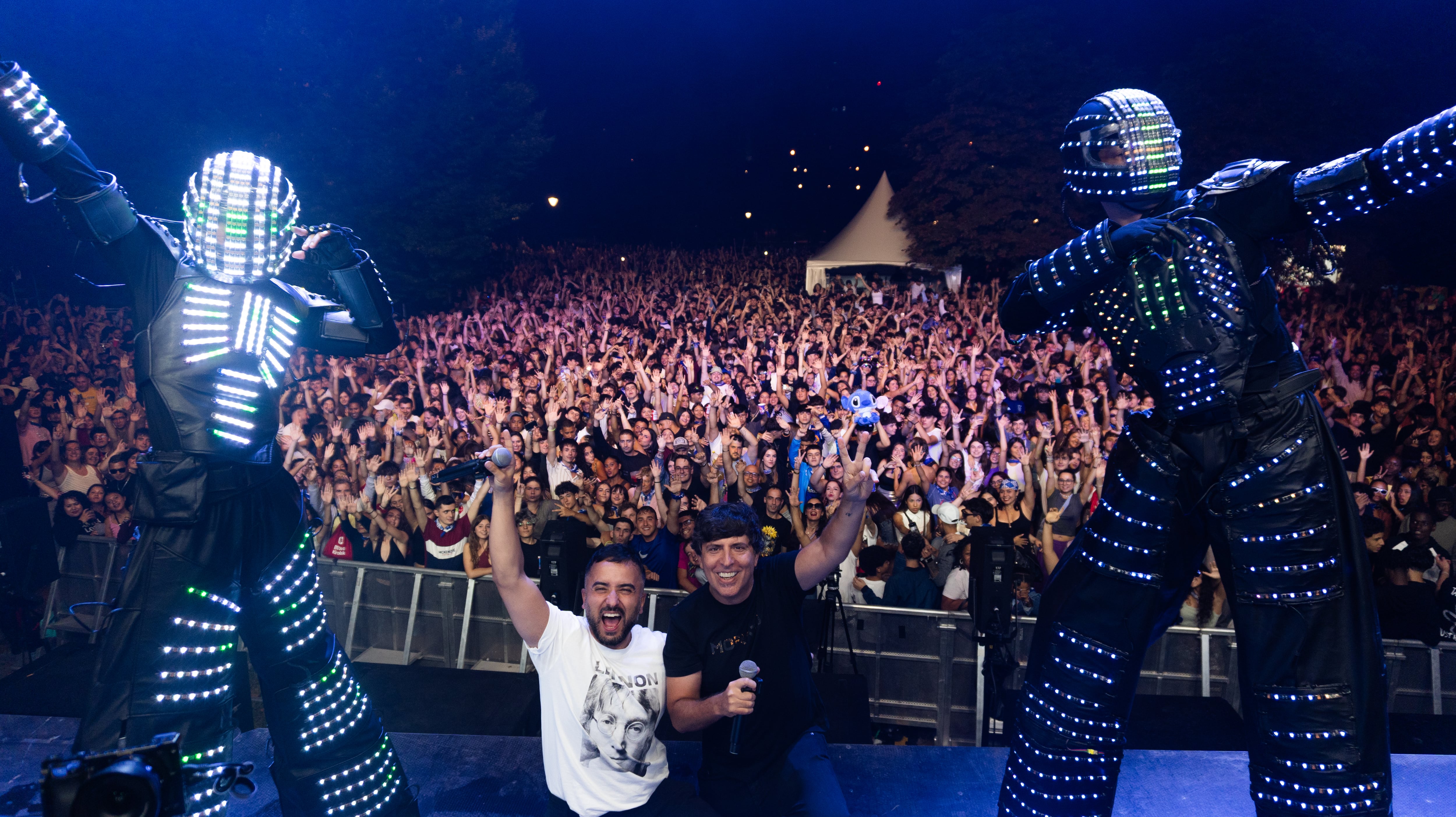 Momentazo del evento LOS40 Sessions Aste Nagusia, que tuvo lugar el pasado  viernes 22 de agosto.