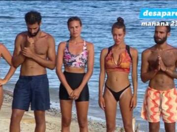 Explosión de alegría de los dos salvados esta semana en ‘Supervivientes’ frente a un reventado