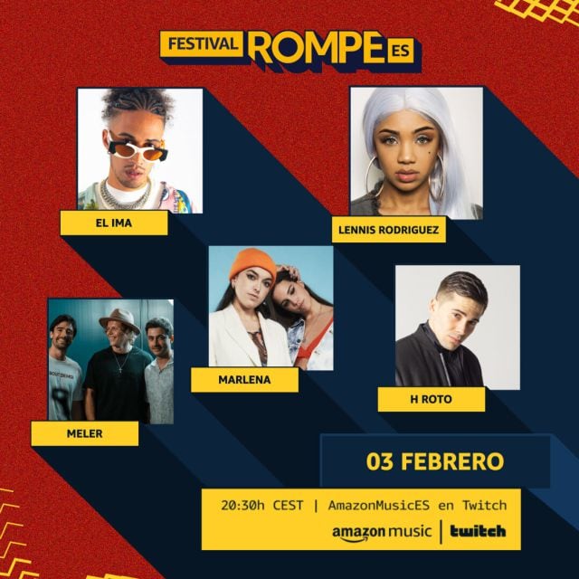 Cartel de la primera edición del Festival ROMPE ES