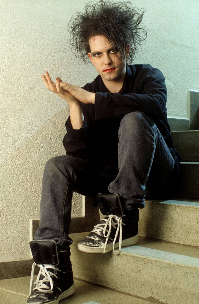 Robert Smith, de The Cure en mayo de 1989.