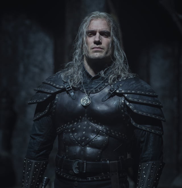 Henry Cavill en el papel de Geralt