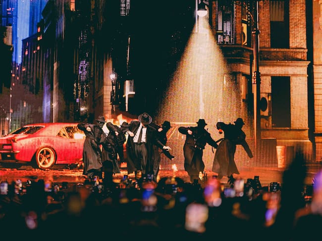 Rauw Alejandro actuando durante el 'Cosa Nuestra Tour' en Barcelona.